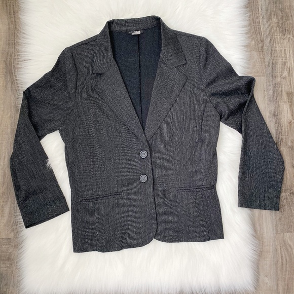 Courtenay Jackets & Coats Courtenay Dark Gray Blazer Poshmark